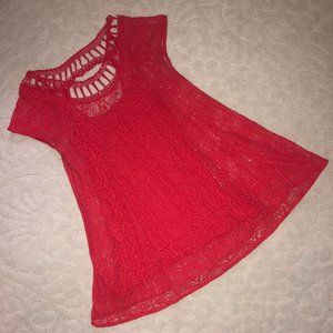 Free People red party dress